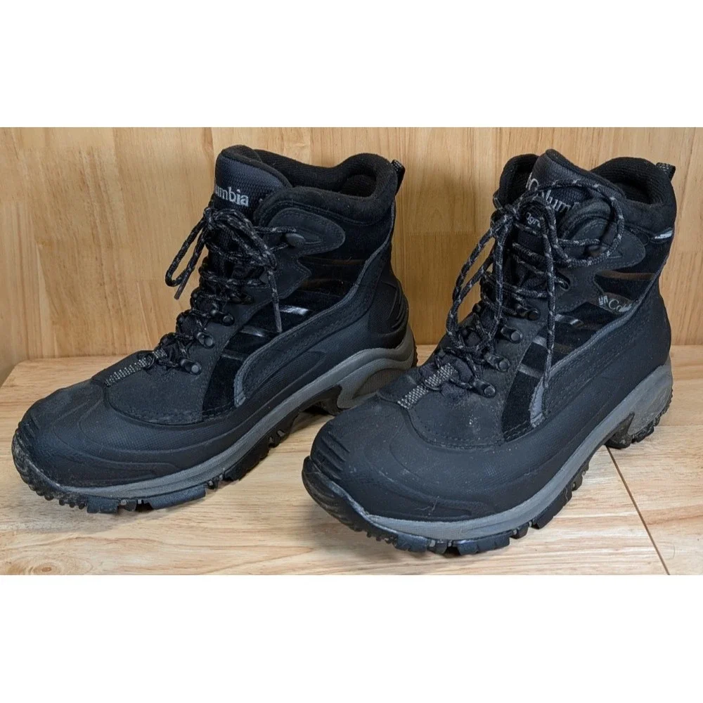 Columbia Bugaboot Snow Boots Men's 10.5 Waterproof 200g Insulated Black‎